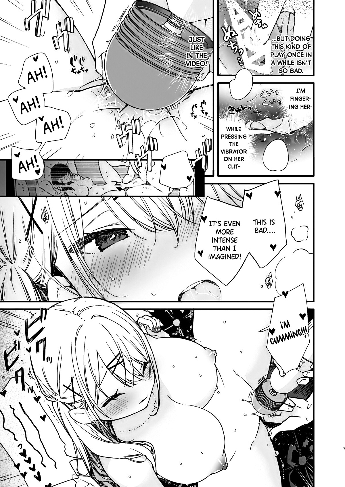 Hentai Manga Comic-Things got crazy when I tried to imitate an extreme adult video with my gal girlfriend.-Read-6